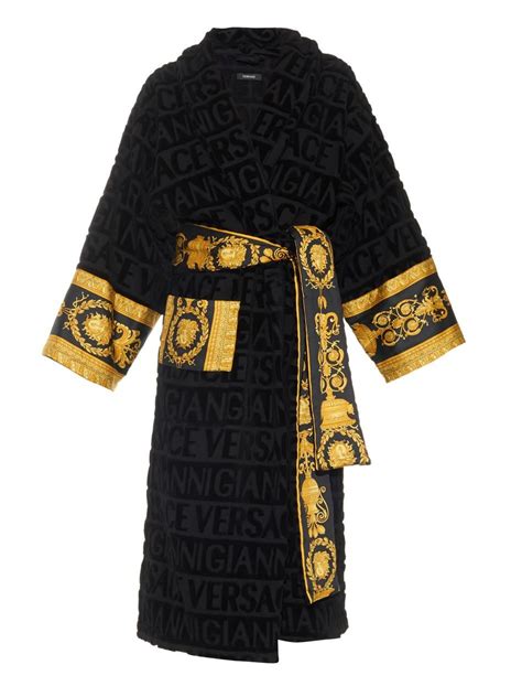 what size versace robe should i get|Versace style dressing gown.